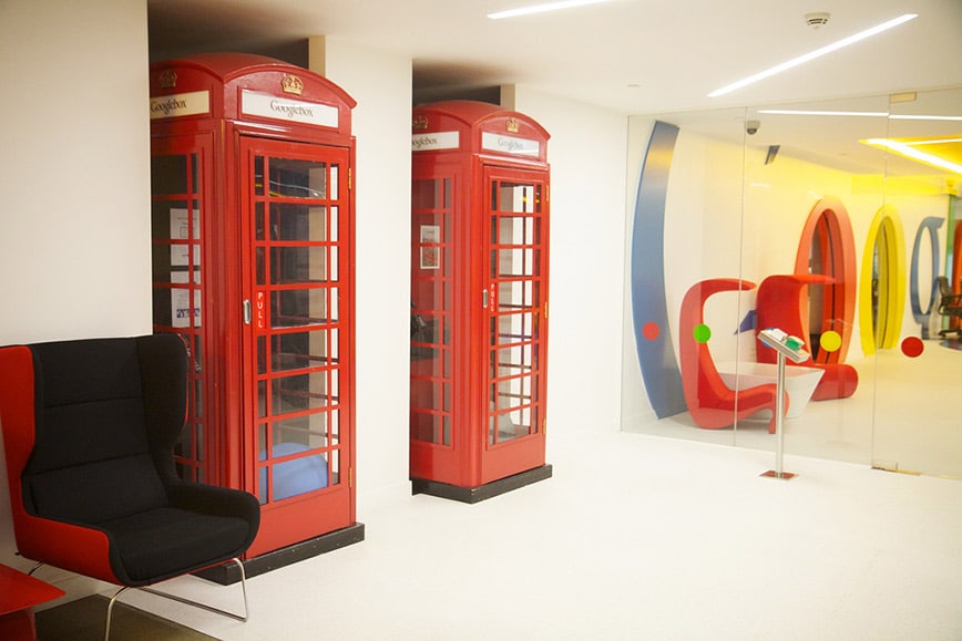 Google's London office - Photo by Marcin Wichary